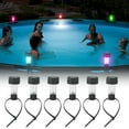 thumbnail image 1 of Solar Pool Lights for Above Ground Pool Frame, 2025 Upgraded Super Bright RGB Waterproof LED Pool Lights, Outdoor Swimming Pool Light for Fence Decoration (6 Packs) -Colorful Light, 1 of 9