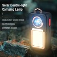 thumbnail image 1 of Solar Portable LED Camping Light Lantern Tent Lamp Rechargeable Hiking, 1 of 11