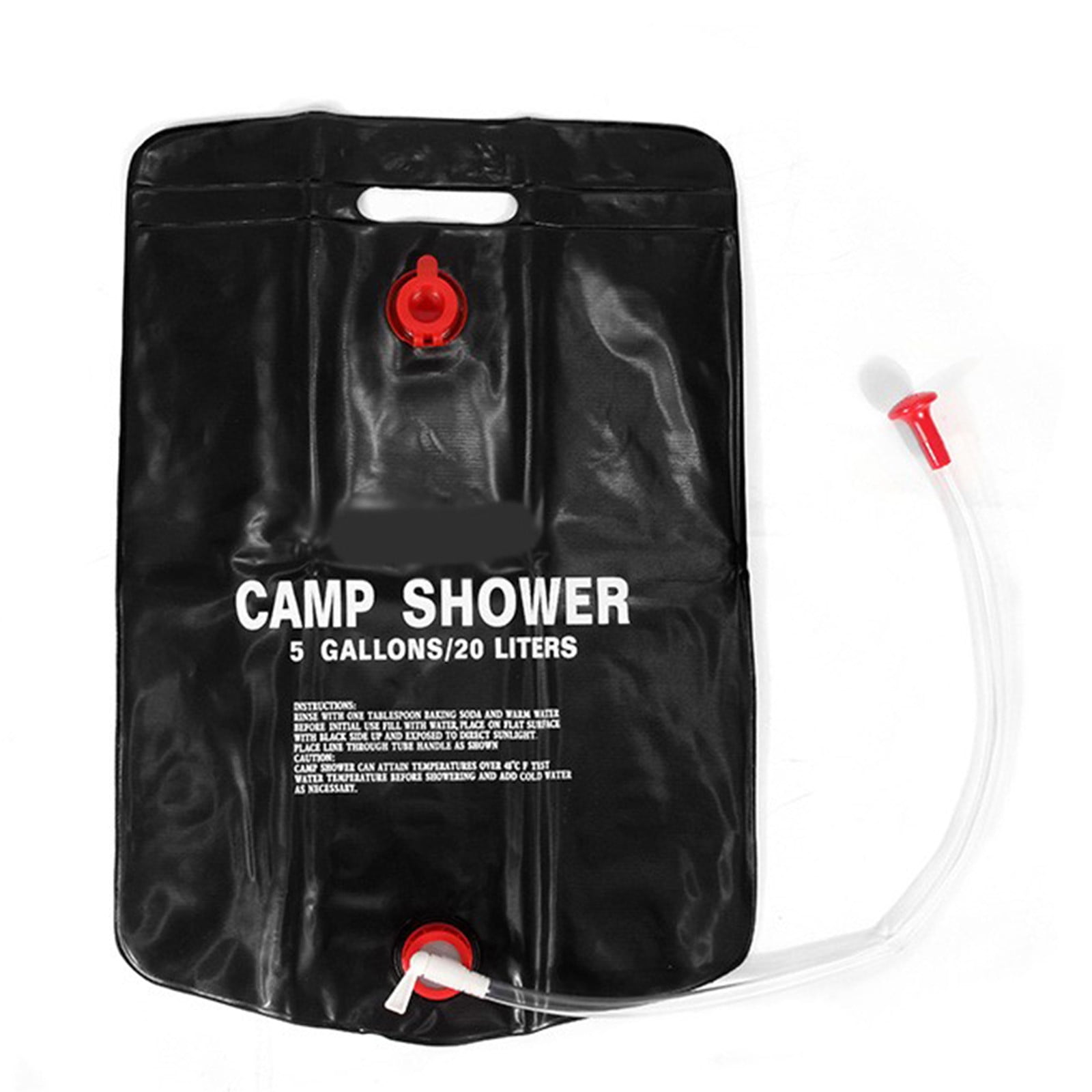 ELK Solar-Powered Portable Shower Bag - 5 Gallon Capacity, Removable Hose For Camping & Hiking