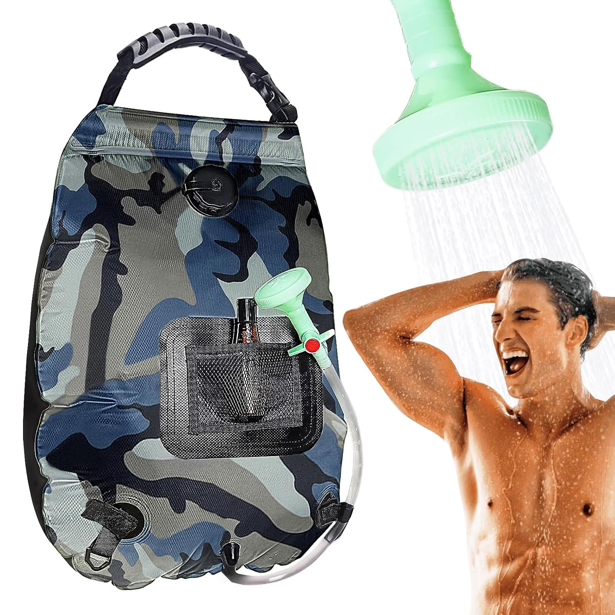 Solar Portable Shower Bag, 5 Gallons/20L Solar Heating Camping Shower