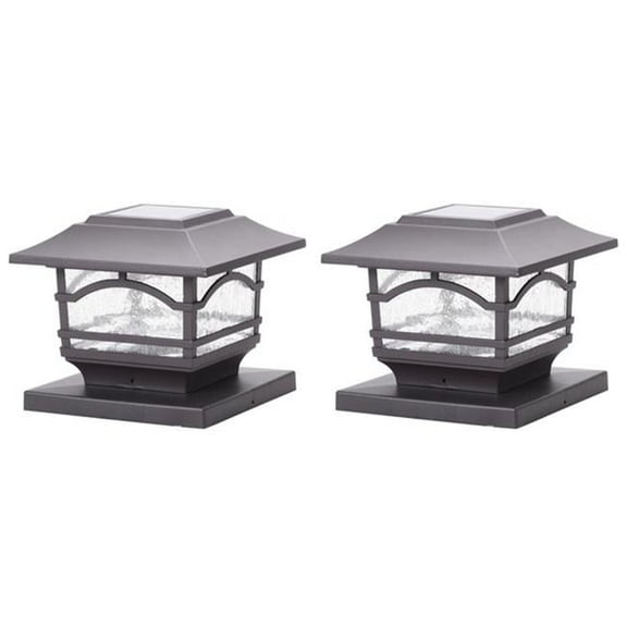 Solar Post Cap & Deck Railing Lights - Dark Bronze