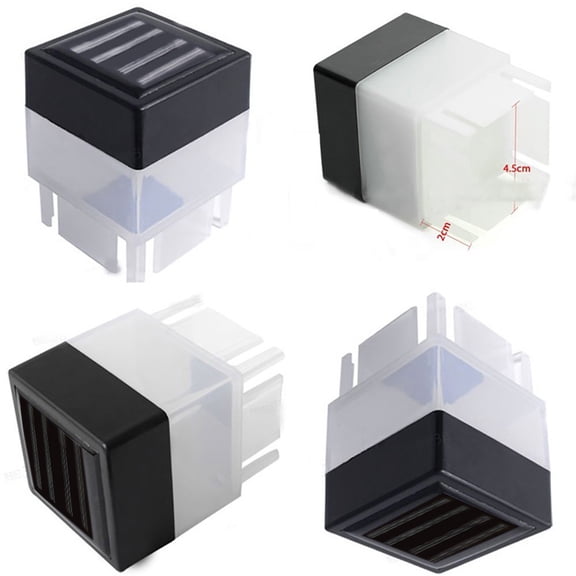 Solar Post Cap Light For Fence Pillar 1.97x1.97In Outdoor Garden Courtyard Decoration Waterproof LED Lamp For Mailbox Post Top