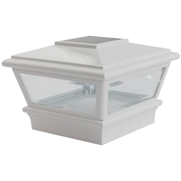 Solar Post Cap, White VersaCap (2-Pack)$$Tools & Hardware Other