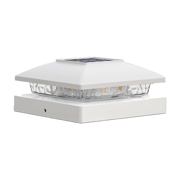 Solar Post Caps Lights, Fence Post Solar Lights for /Wooden Posts, Outdoor Patio Garden Porch