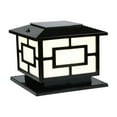 thumbnail image 1 of Solar Post Light, Outdoor Column Light for Fence, Waterproof Solar Light for Garden, New中式 Style Villa Entry Lamp, Auto Dusk To Dawn Led Post Cap Light, 1 of 9