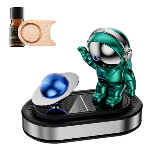 Solar Power Astronaut Air Freshener Decoration Essential Oil Diffuser Car Ornament Fragrances Dispenser