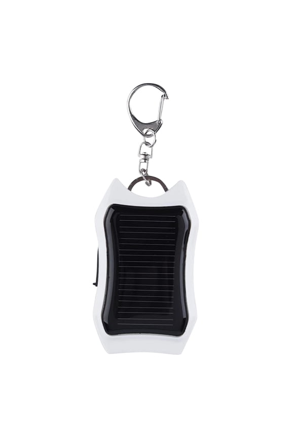 Solar Power Bank Keychain, Portable Solar Charging Treasure Key Chain With 1X Usb Data Cable, Compact Solar Charger For Outdoor Emergency Power Supply