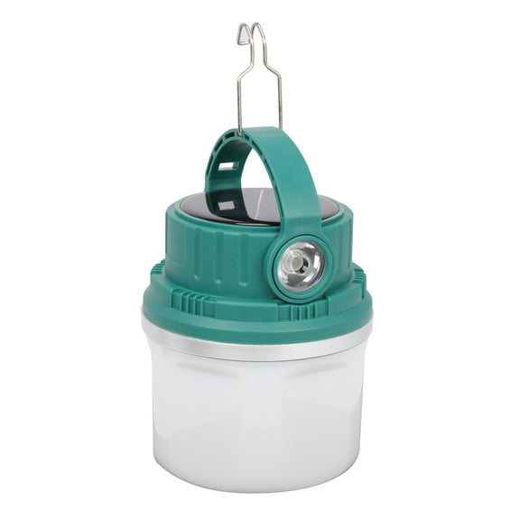 Solar Power Camping Lanterns Rechargeable USB Chargeable Mini Portable Light Flashlight
