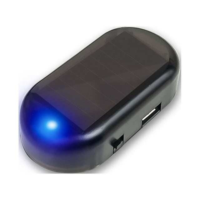 Solar Power Car Security Alarm LED Light AntiTheft Flash Blinking