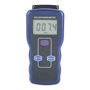 Solar Power Energy Meter, 206 Digital Solar Power Meter Sun Light Radiation Measuring Testing Instrument Solar Radiation Meter ,Easy to Use