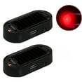 thumbnail image 1 of Solar Power Fake Car Alarm LED Light, Simulated Dummy Warning Anti-Theft LED Flashing Security Light, Car Alarm System Lamp with USB Port (2Pcs, Blue), 1 of 6