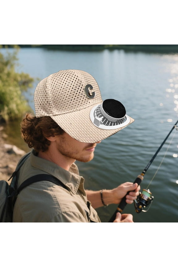 Solar Power Fan Hat USB Charging Solar Fan Sun Hat 3 Speed Sun Shade Duck Unisex Headwear for Outdoor Travel Camping Sports Cycling Beach Fishing Gardening Men Running Hiking successful