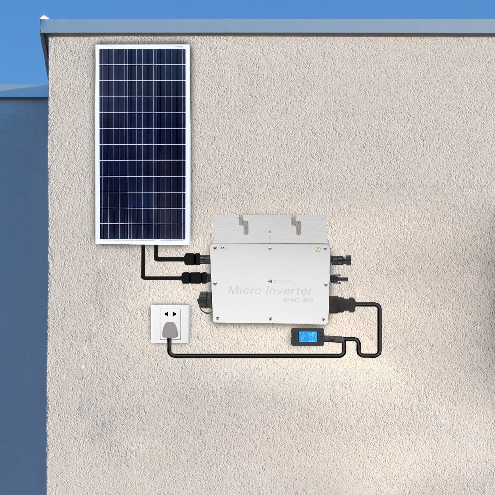 Solar Power Inverter, 800W Solar Power Inverter, with LCD Display ...