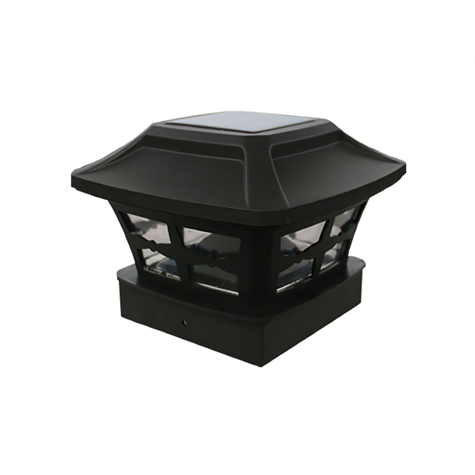 Solar Power LED Deck Cap Post Light Bright Twocolor Fence Lights