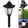 thumbnail image 1 of Solar Power LED Path Way Wall Landscape Mount Garden Fence Outdoor Lamp Light, 1 of 9