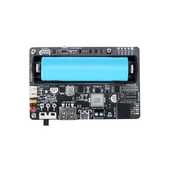 Solar Power Manager Module for 5V-24V Solar Panel with MPPT and Multiple Charging Options