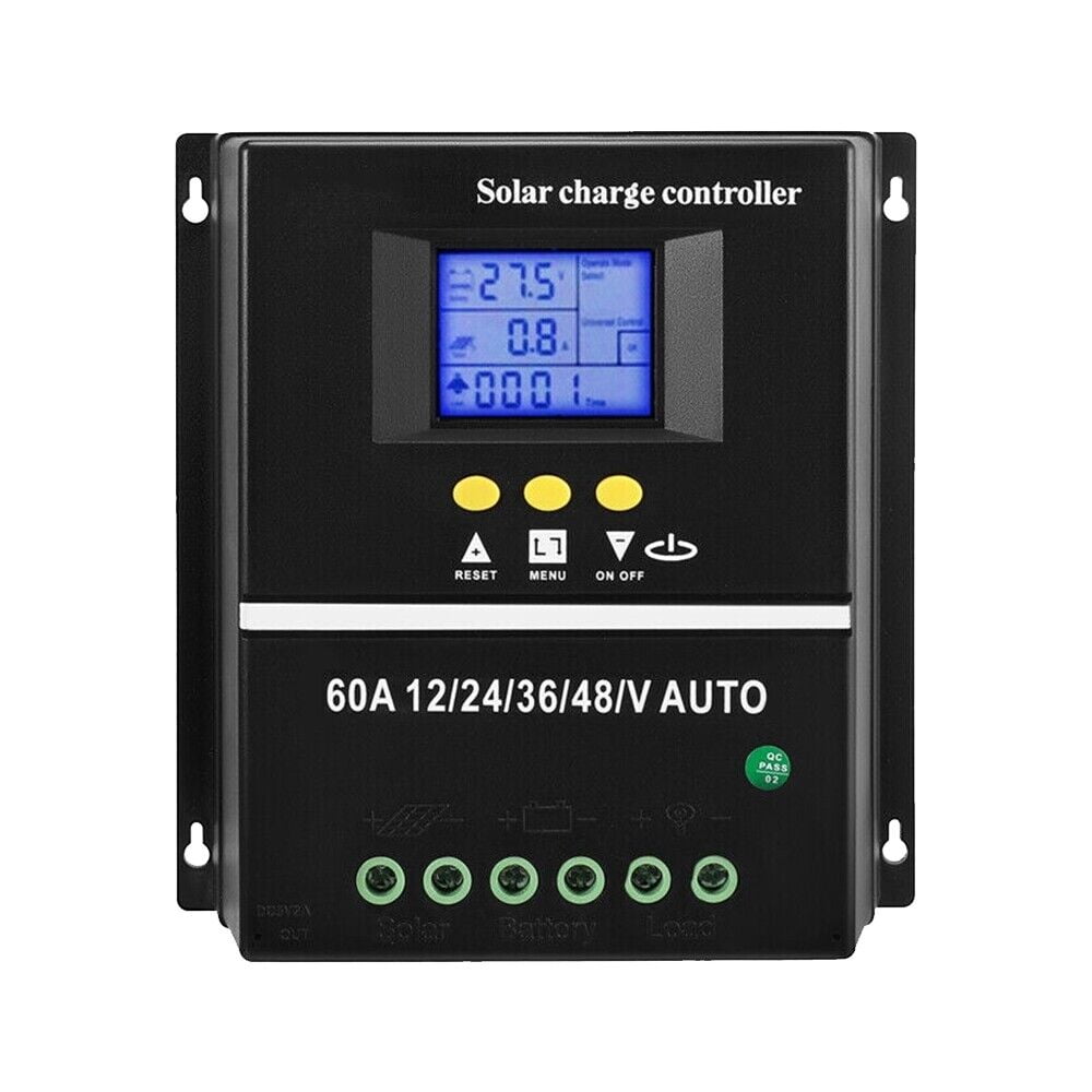 Solar Efficiency Unleashed: 60A-100A MPPT Solar Charge Controller, Multi-functional LCD Display, Safe Voltage Protection Secures Your Investment