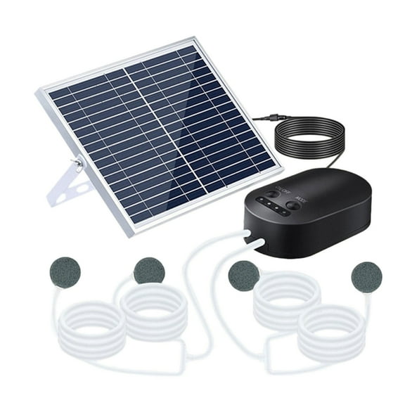 Solar Power Oxygen Pump For Outdoor Fish Pond Pool 15W High Efficiency Aeration System for Garden Use