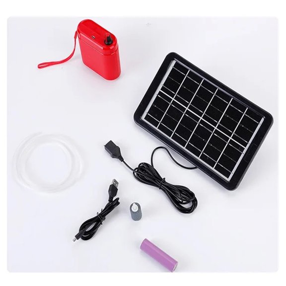 Solar Power Oxygen Pump for Aquarium Fish Tank,USB Charging,Noiseless,Outdoor Fishing,Oxygen Machine