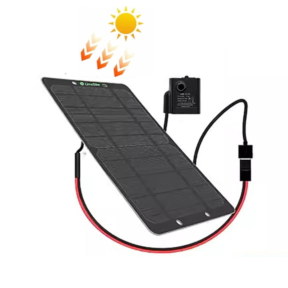 Solar Power Supply Outdoor Fountain Pump Garden Pool Fish Tank Micro Water Circulation Cleaning Pump One-piece Kit