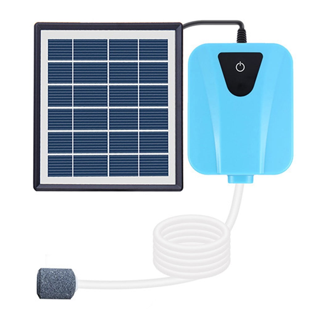 Solar Power USB Oxygen Pump | Efficient Storage & Dual-purpose Functionality