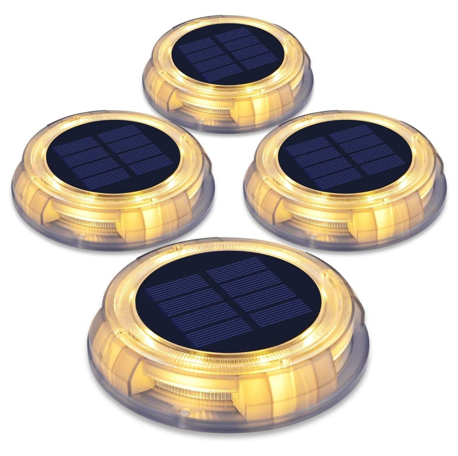 Low Voltage Solar Powered Color Changing LED Fence Lights Pack