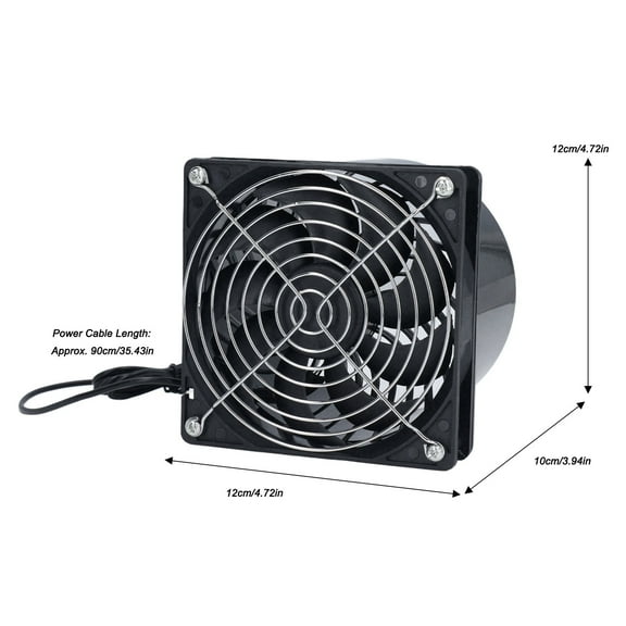 Solar Powered 5W Exhaust Vent Fan For Attic Shed Chicken Coop Green Energy