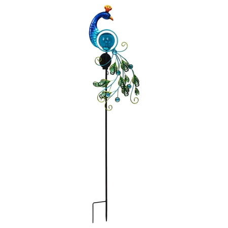 LABELEPH Outdoor Solar Garden Light LED Night Lamp for Lawns Pathways Pack 40.9x5.1x2.8in