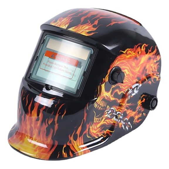 Solar-Powered Auto Darkening Welding Helmet, Adjustable Shade 4/9-13, Lightweight Design with Sensitivity & Delay Settings for MIG, TIG, Arc Welding
