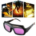Solar Powered Auto Darkening Welding Helmet Glasses Welder Eyes