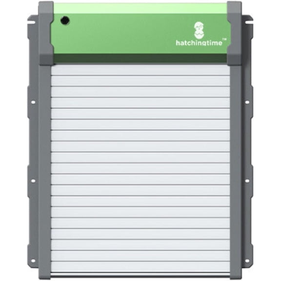 Solar Powered Automatic Chicken Coop Door with Remote  Battery Operated Electric Coop Door, Light Sensor, Timer & Manual Modes, Waterproof IP67, Large Safe Auto Chicken Door for Poultry