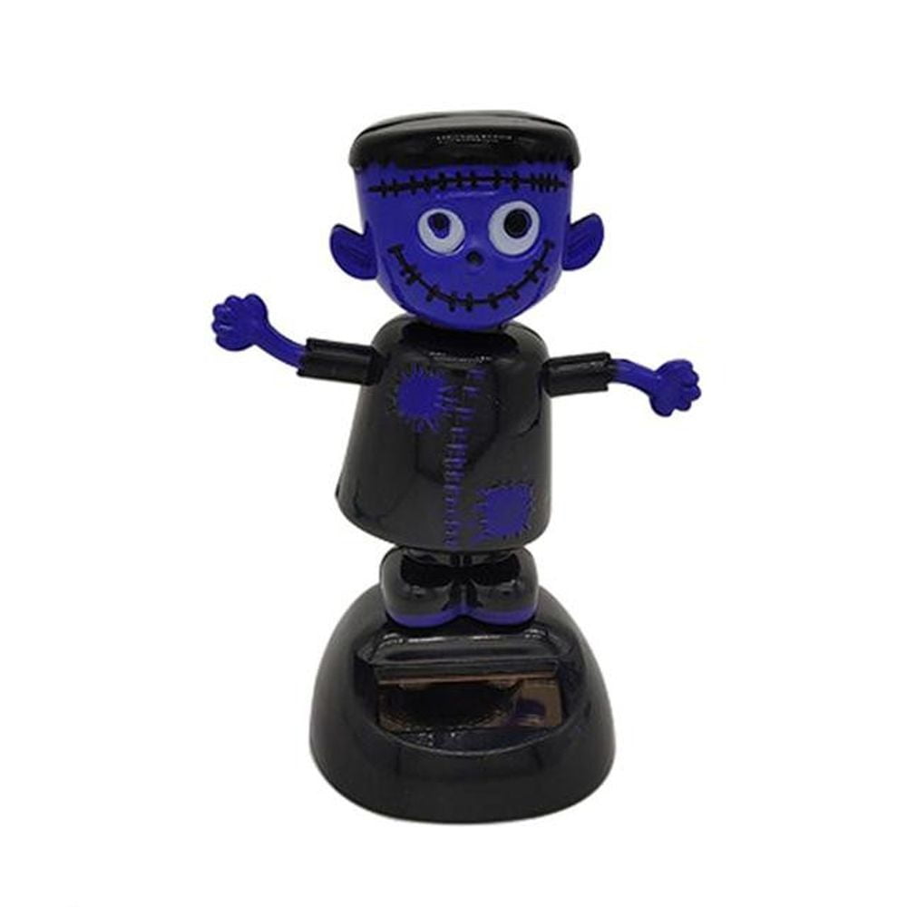Solar Powered Bobbleheads,Halloween Solar Shaking Head Dancing Toy