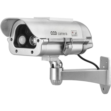 Solar Powered CCTV Security Decoy Camera with Motion Sensor and Flash Lights (6-Pack)