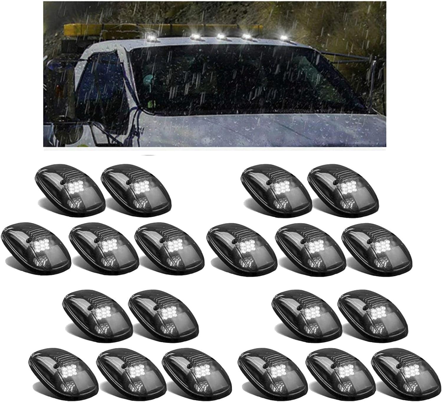 Solar Powered Cab Lights, Solar Powered Cab Lights for Truck, Solar