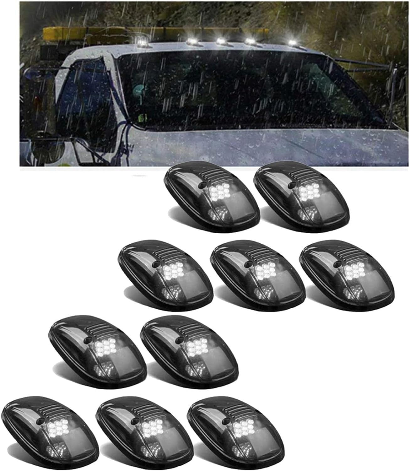 Solar Powered Cab Lights, Solar Powered Cab Lights for Truck, Solar