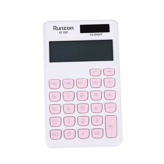 Solar Powered Calculator Large Display and Buttons Clear Large LCD Display Ideal for Home and Business Use