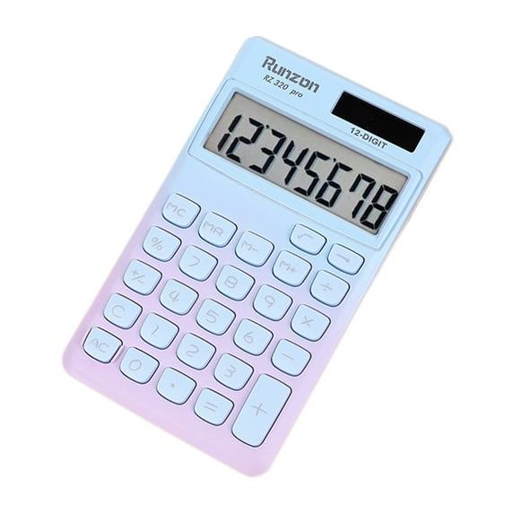 Solar Powered Calculator Large Screen Display And Buttons Clear Large LCD Display Ideal For Office School Home And Business Use Student Back to School Present