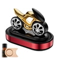 thumbnail image 1 of Solar Powered Car Air Freshener Diffuser with Motorcycle Design, ABS Silicone Purifier, Includes Scent Tablet & Essential Oil, 1 of 10