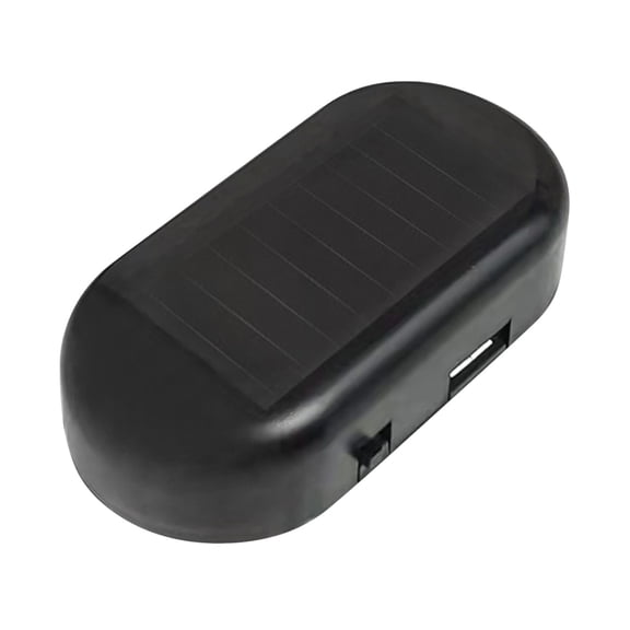 Solar Powered Car Alarm Dummy Flashing Warning Light - Vehicle Device for Automative