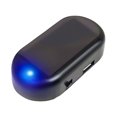 Solar Powered Car Fake Security Light Simulated Car LED Warning Light