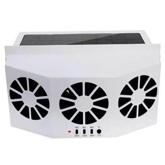 Solar Powered Car Ventilator, Car Exhaust Fan With Air Circulation And Heat Reduction, Auto Ventilation System Odor Removal And Interior Cooling for Cars SUVs Trucks Daily Parking Travel Use