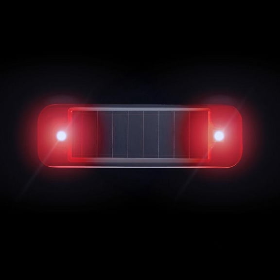 Solar Powered Car Warning Light, Wireless Simulated Dummy Alarm for Anti-Theft Caution Lamp, Security Light