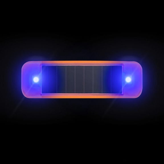 Solar Powered Car Warning Light, Wireless Simulated Dummy Alarm for Anti-Theft Caution Lamp, Security Light