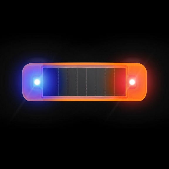 Solar Powered Car Warning Light, Wireless Simulated Dummy Alarm for Anti-Theft Caution Lamp, Security Light