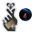 thumbnail image 1 of Solar-Powered Car Window Heart LED Light - Wireless Auto Interior Ambient Lighting with USB Charging for Vehicles, Bedrooms and Decoration, 1 of 3