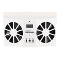 thumbnail image 1 of Solar Powered Cooler, Car Air Conditioner Angle  Air Ventilator Exhaust Fan Double Motor With Solar Panel Temperature Display For Car Door Glass, 1 of 8