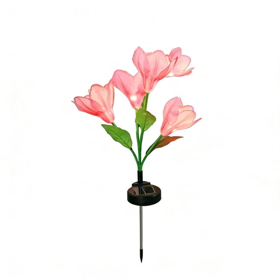 Solar Powered Daffodil Landscape Light Led Garden Light Decoration Landscape Lamp Beautiful Design White Light for Outdoor Home Use for Outdoor Pathway Courtyard and Villa Decor
