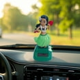 thumbnail image 1 of Solar Powered Dancing Doll Novelty Funny Toy Car Decoration Swaying Figure Shakes Head Dance Statue Motion, 1 of 8