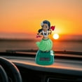 thumbnail image 1 of Solar Powered Dancing Figure Animated Car Decorative Girl Doll with Head Swaying Motion for Home Desk Novelty Toy, 1 of 8