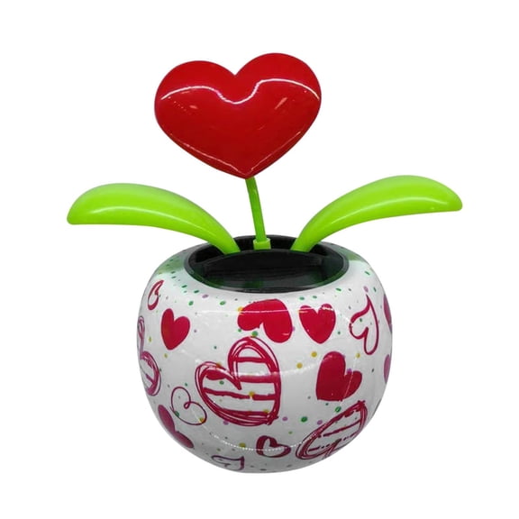 Solar Powered Dancing Flower, Solar Dancing Figurines Toys, Solar Swinging Animated Dancer, Bobble Head Figures Window Sun Catcher Portable Suncatchers, Suit for Car Home Office (I)